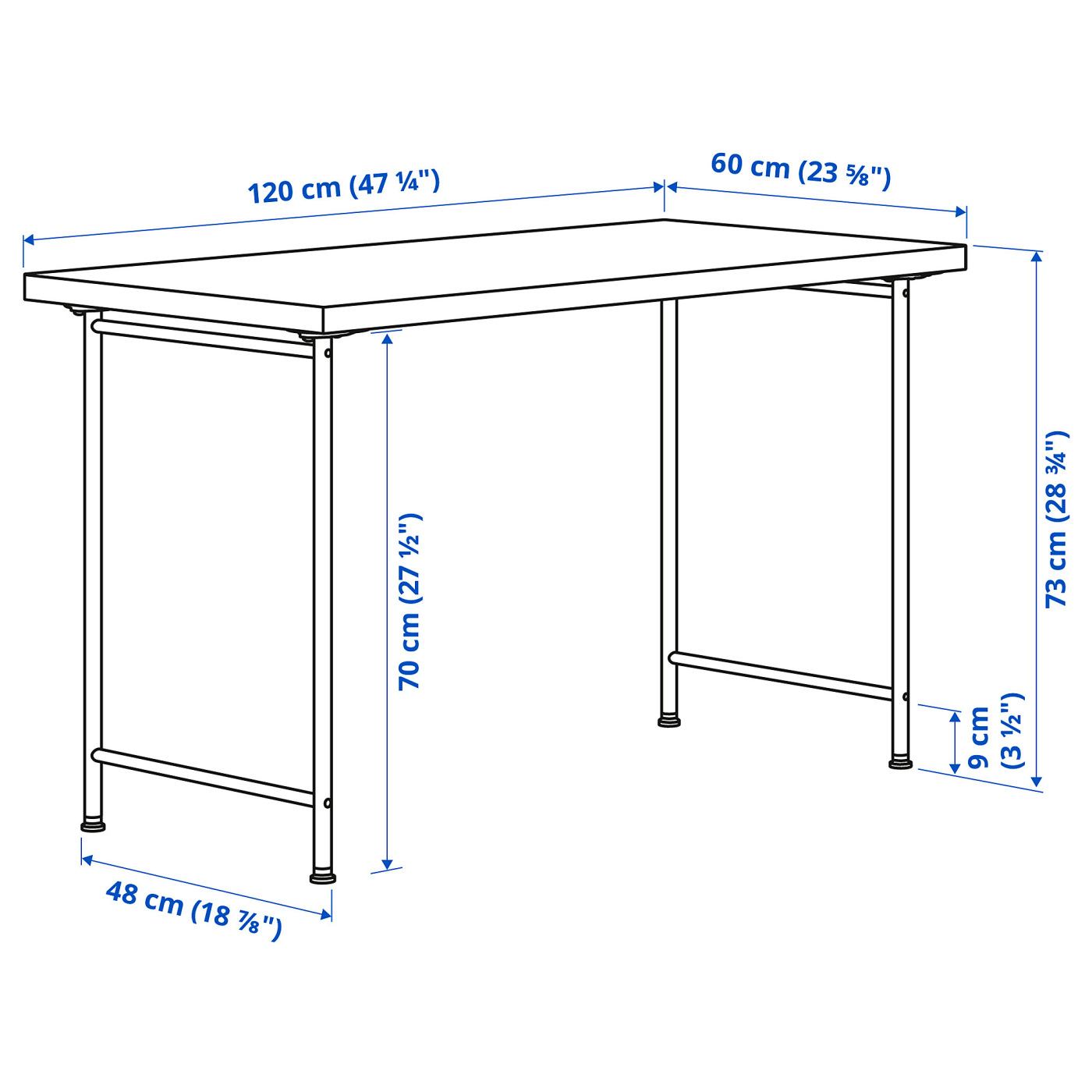 MITTCIRKEL 米特穗科/ SPÄND 斯班书桌生动的松木纹/白色- IKEA