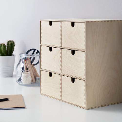 MOPPE mini chest of drawers birch plywood - IKEA
