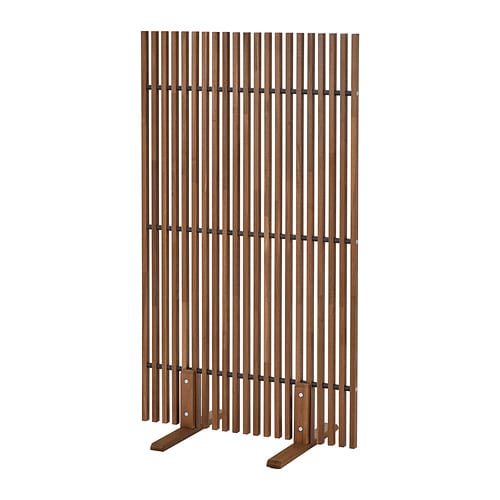 NÄMMARÖ privacy screen light brown stained indoor/outdoor - IKEA