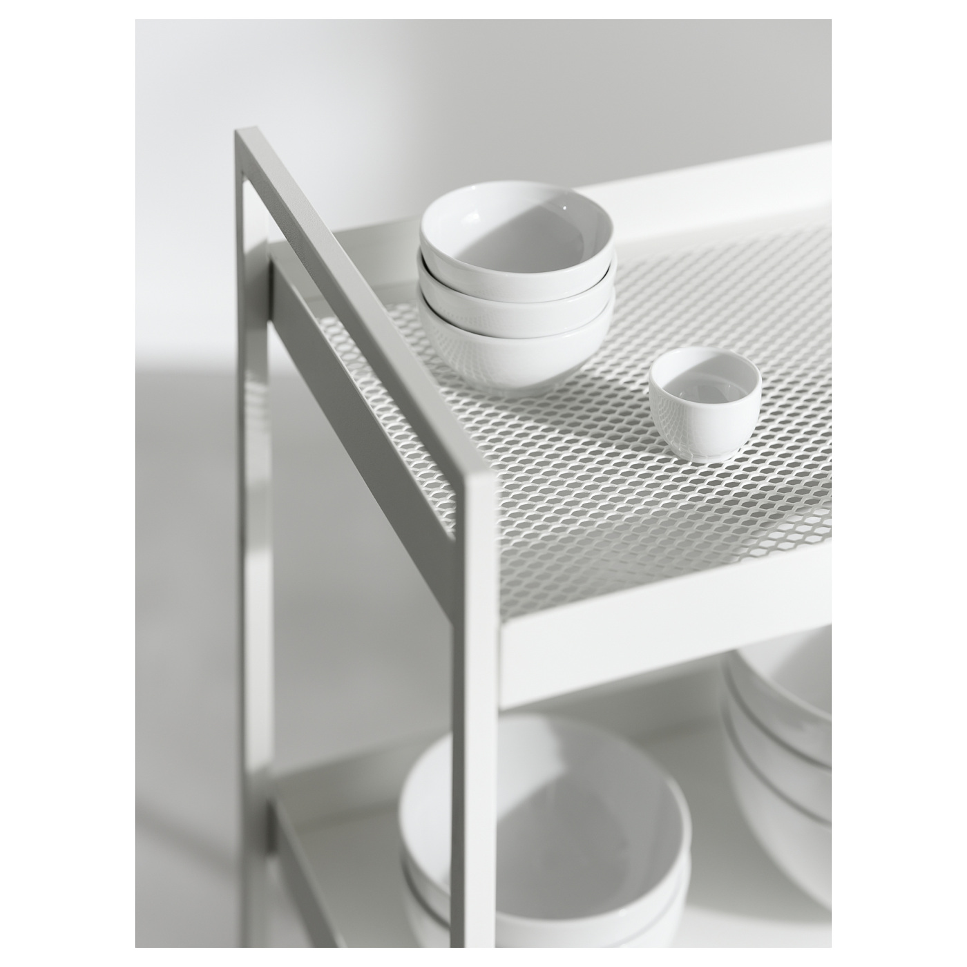 NISSAFORS 耐斯弗思手推车白色- IKEA