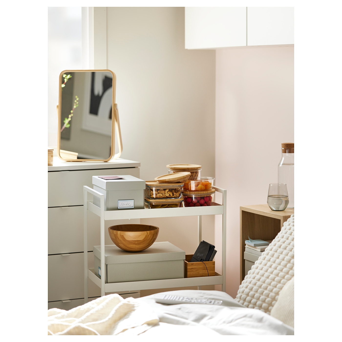 NISSAFORS 耐斯弗思手推车白色- IKEA