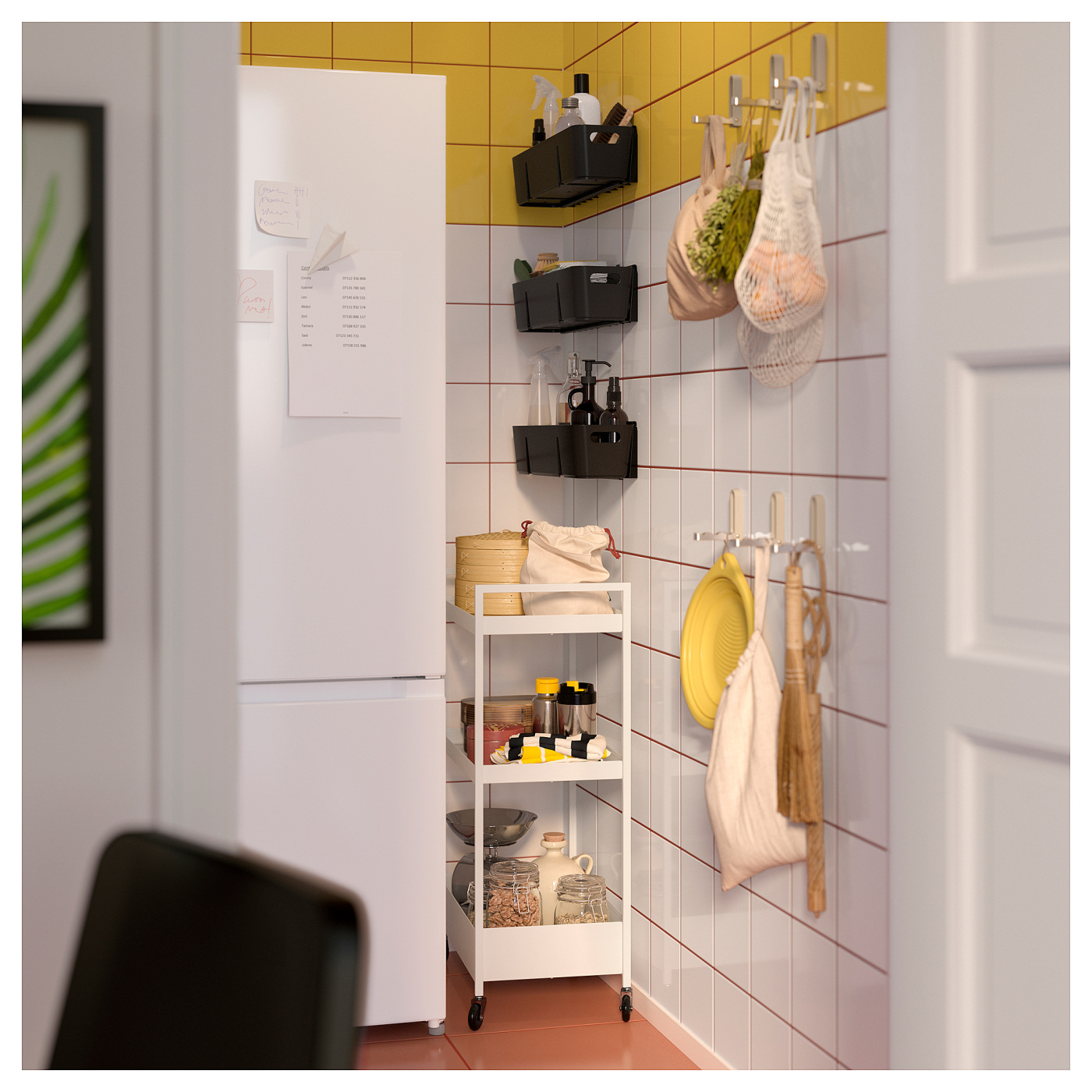 NISSAFORS 耐斯弗思手推车白色- IKEA