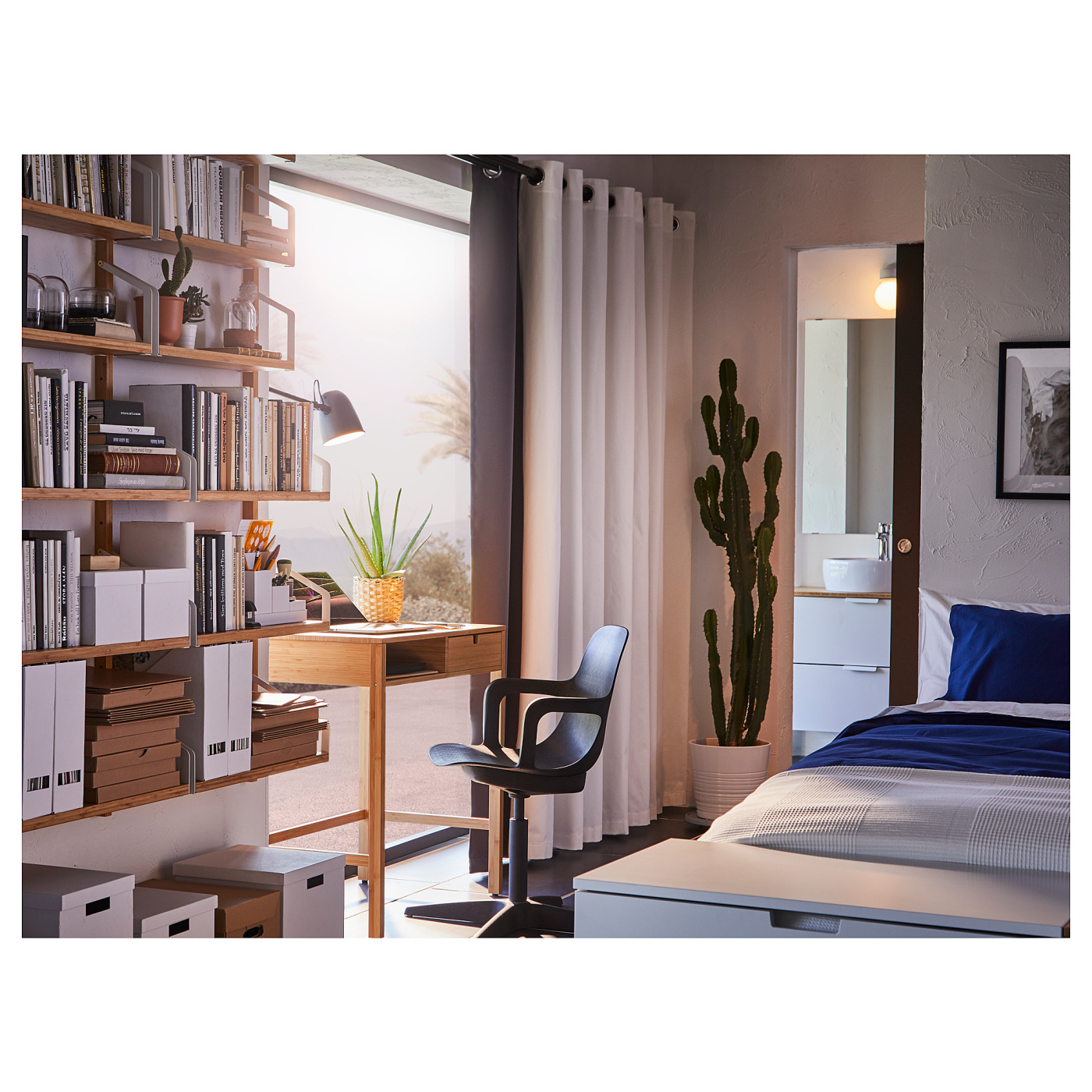 NORDKISA 诺德希萨梳妆台竹- IKEA