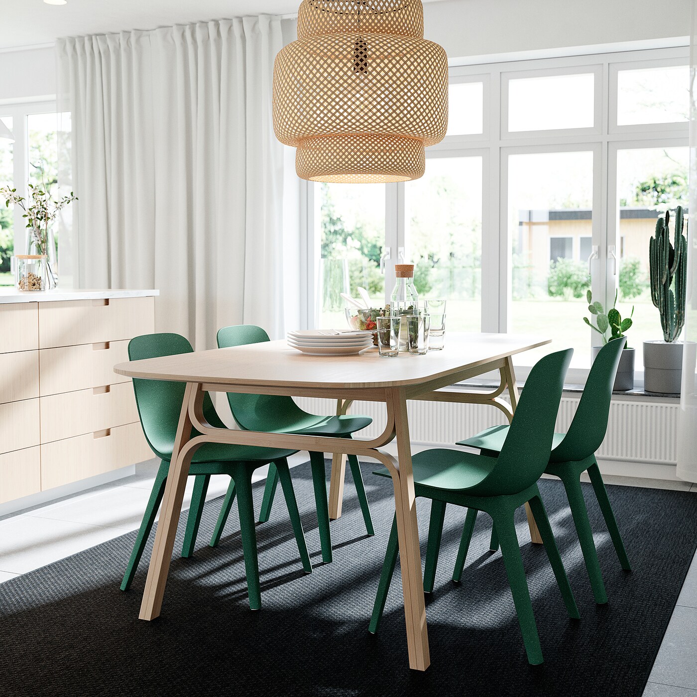IKEA ODGER ダイニングチェア グリーン 廃盤色 椅子 IKEA ODGER ダイニングチェア グリーン 廃盤色 椅子 2脚セット