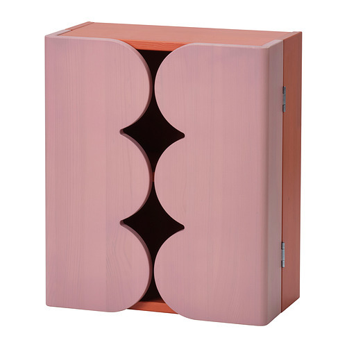 OMMJÄNGE stool orange-red/stained - IKEA