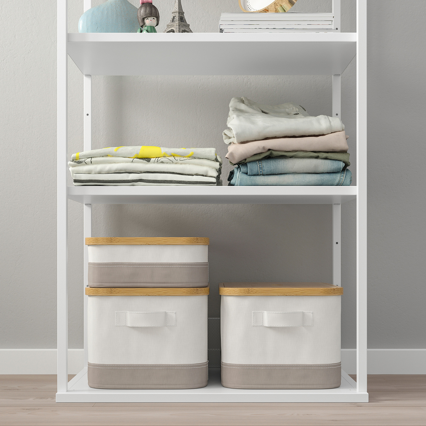 PLATSA 普拉萨开放式搁架单元白色- IKEA