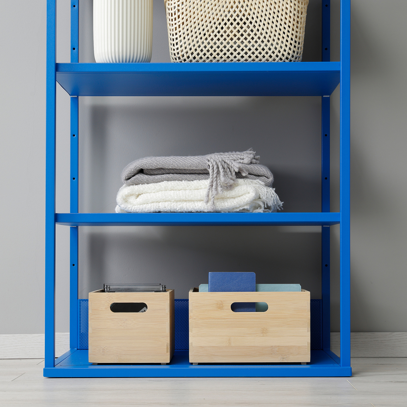 PLATSA 普拉萨开放式搁架单元蓝色- IKEA