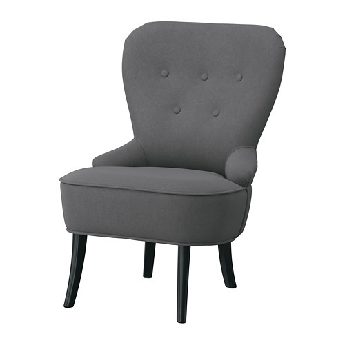 REMSTA armchair Hakebo dark grey - IKEA