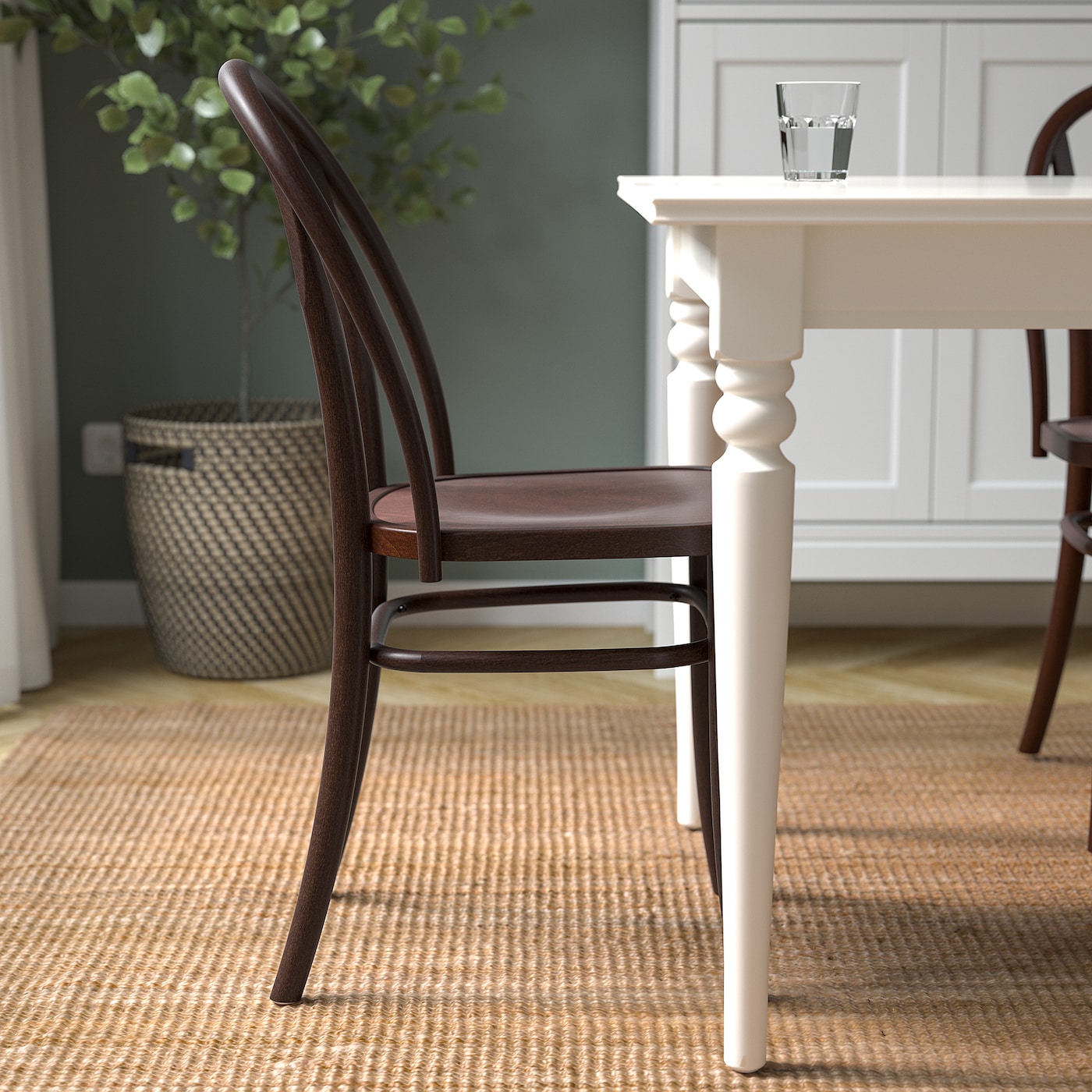 IKEA　BORJE　木製 椅子 Ikea Borje Wood & Fabric Dining Chairs - AptDeco