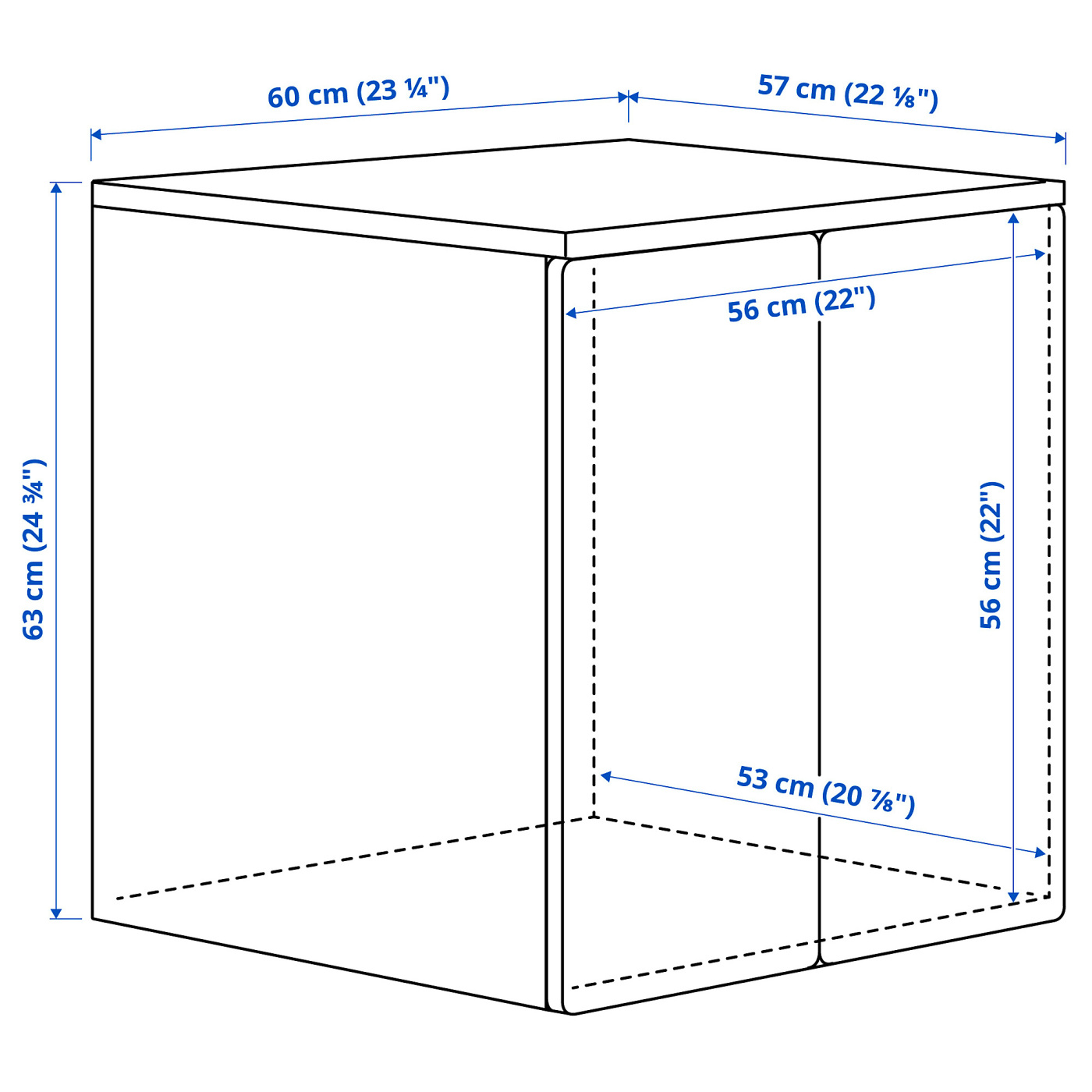 SMÅSTAD 斯玛斯塔/ PLATSA 普拉萨柜子白色浅粉色/带1块搁板- IKEA