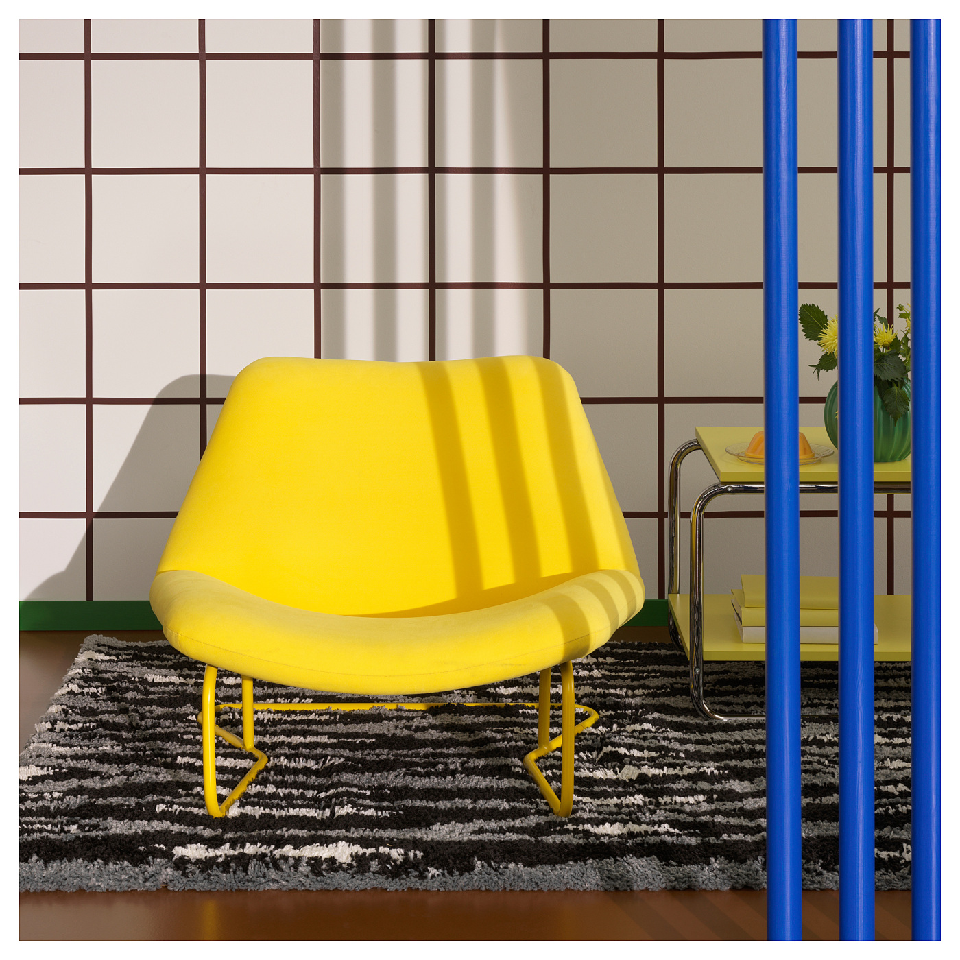 SOTENÄS 索特纳斯扶手椅哈克波黄色- IKEA