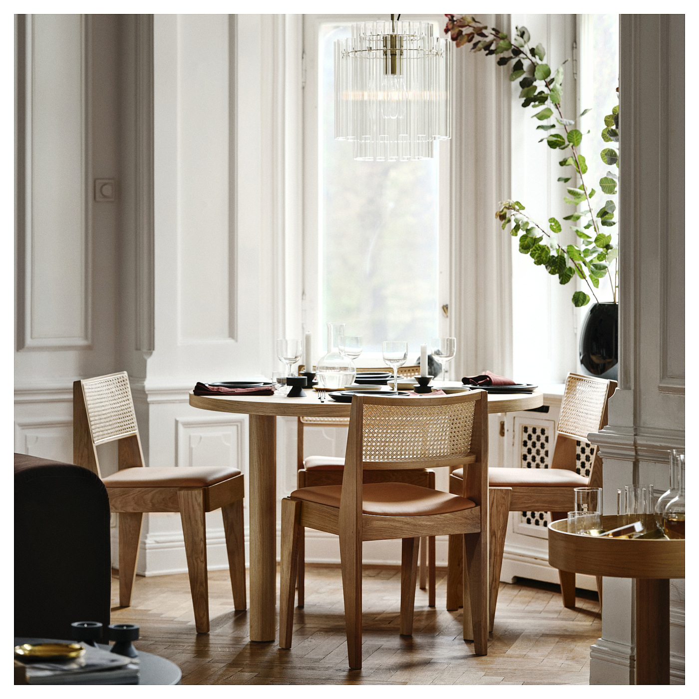 STOCKHOLM 2025 斯德哥尔摩2025 椅子橡木/藤条- IKEA