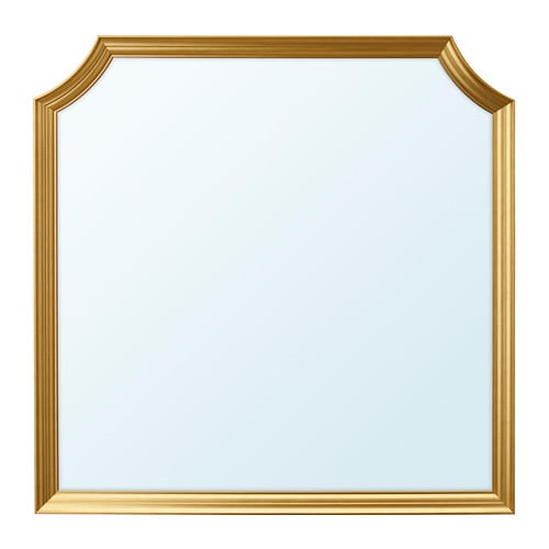 RÅMEBO mirror gold-colour - IKEA