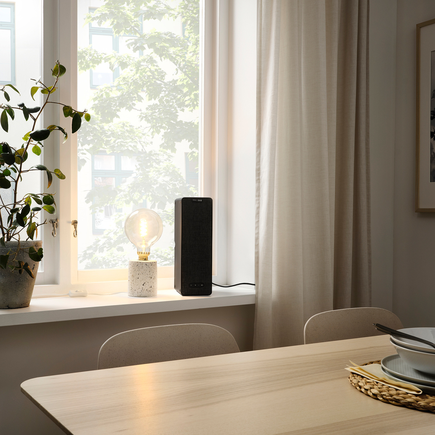 SYMFONISK 希姆弗斯WiFi书架音箱黑色智能/2代- IKEA