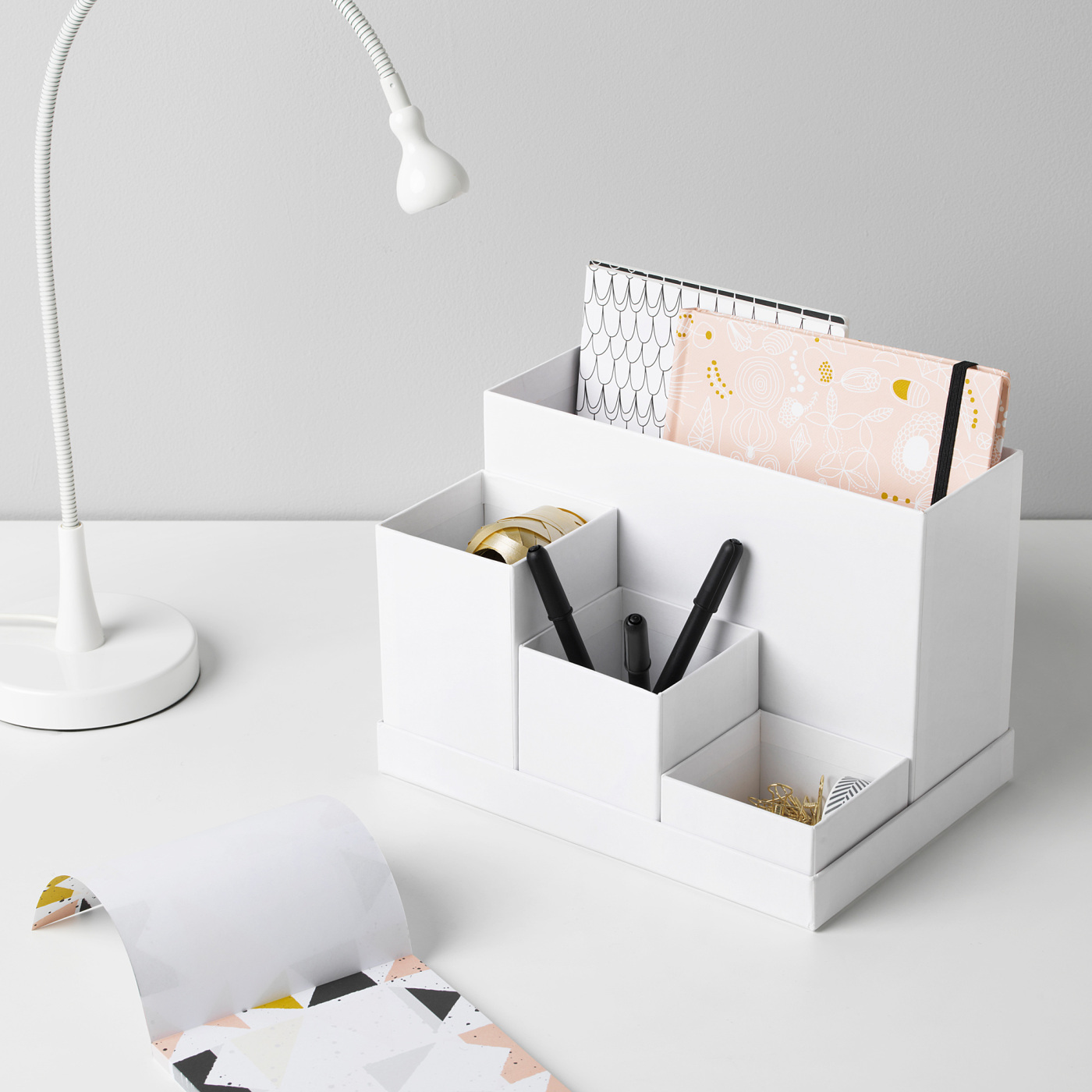 TJENA 希纳办公桌收纳件白色- IKEA