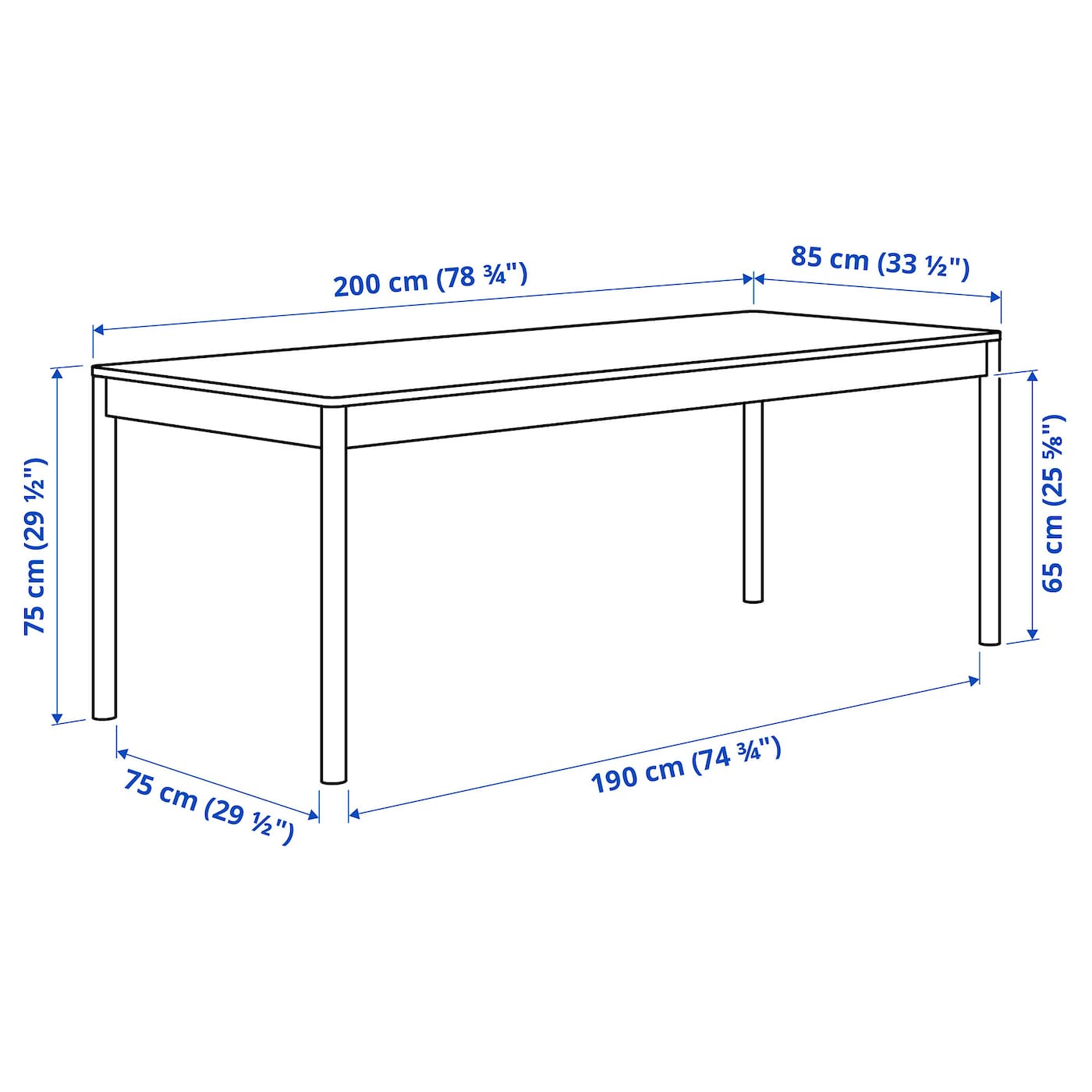 TONSTAD 图恩斯塔桌子褐色着色橡木贴面- IKEA