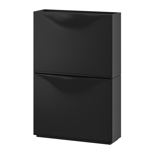 TRONES shoe cabinet/storage black - IKEA