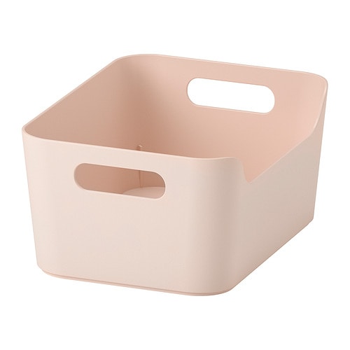 VARIERA box light pink - IKEA