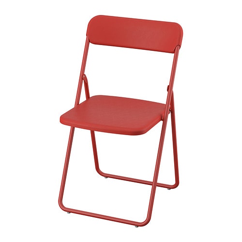 NISSE folding chair black - IKEA