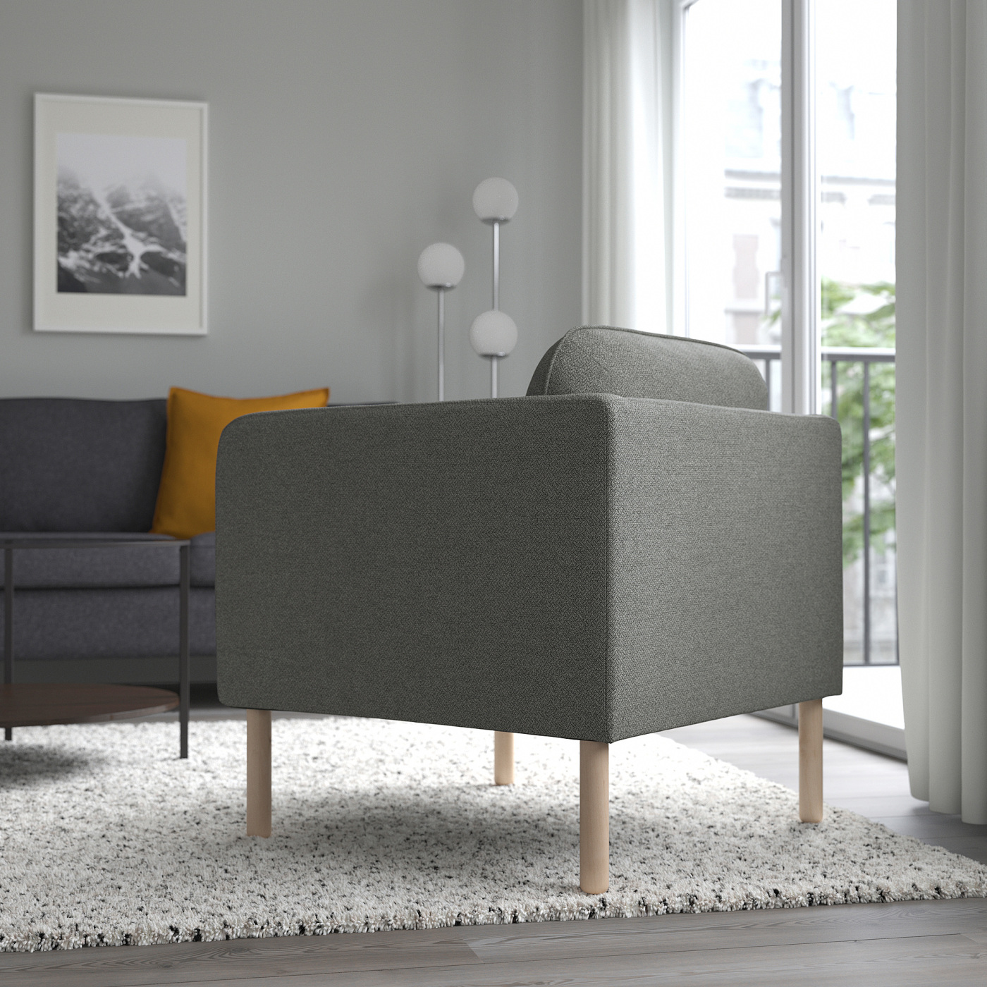 ソファ・ソファベッド IKEA VISKABACKA イケア 一人用ソファ 椅子