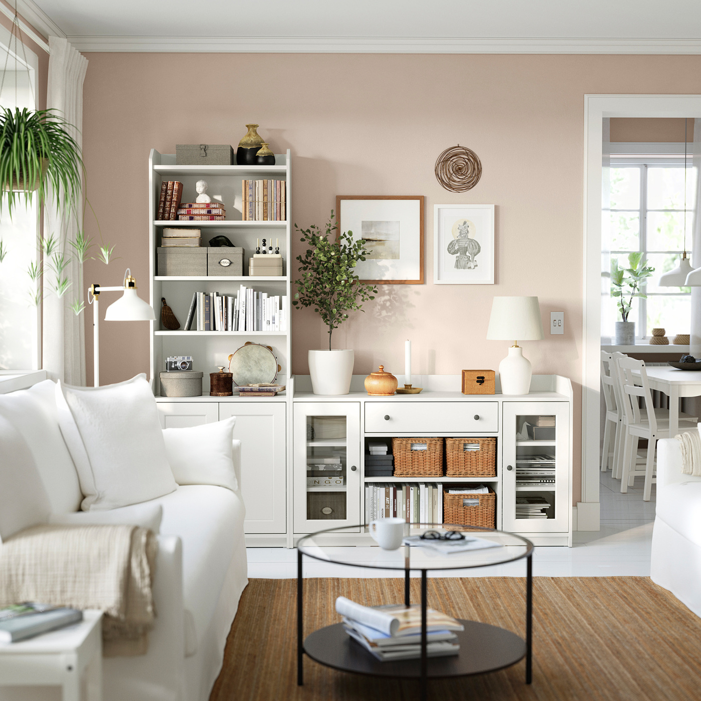 VITTSJÖ 维特索茶几黑褐色/玻璃- IKEA