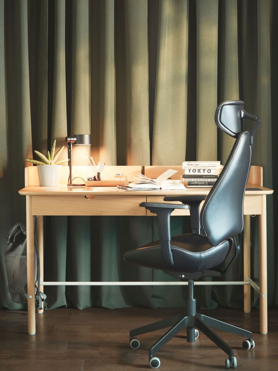 RIDSPÖ desk oak - IKEA