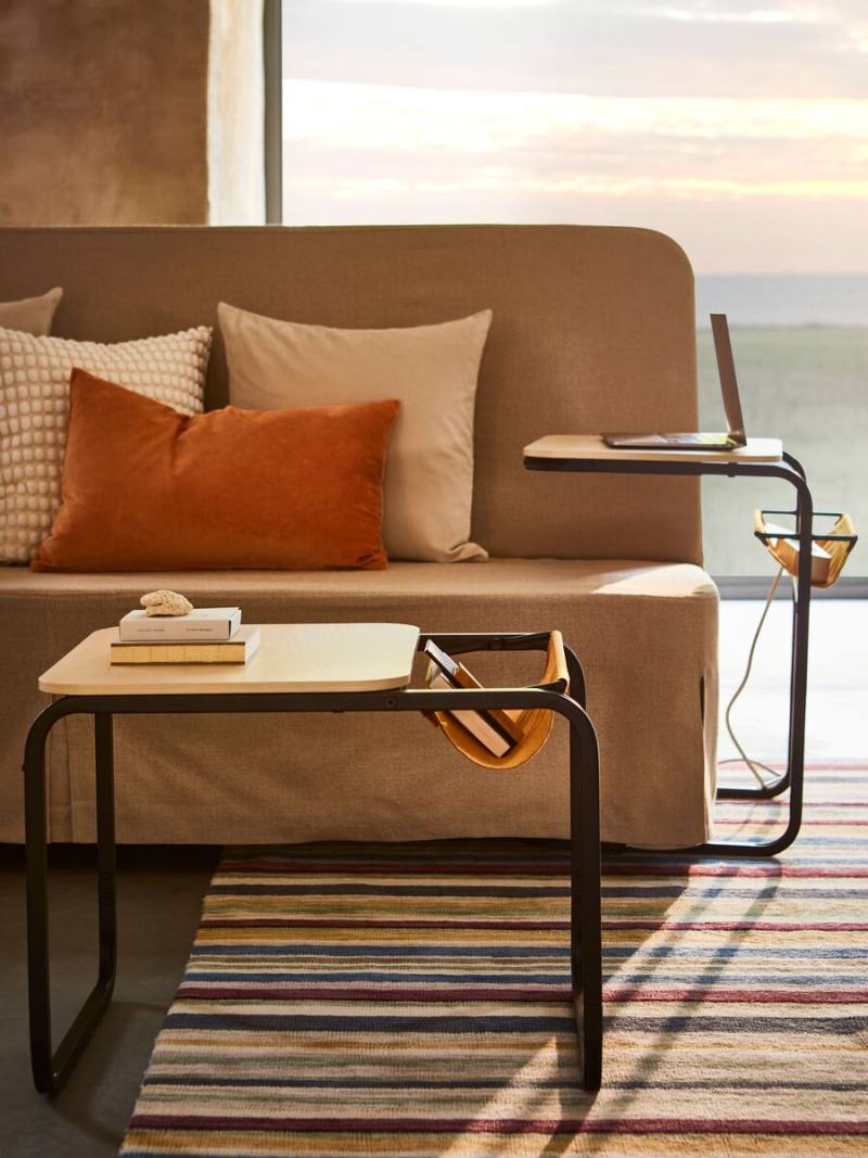 VONSBÄK rug, low pile dark blue - IKEA