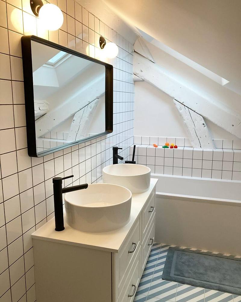 TOFTBYN mirror white - IKEA