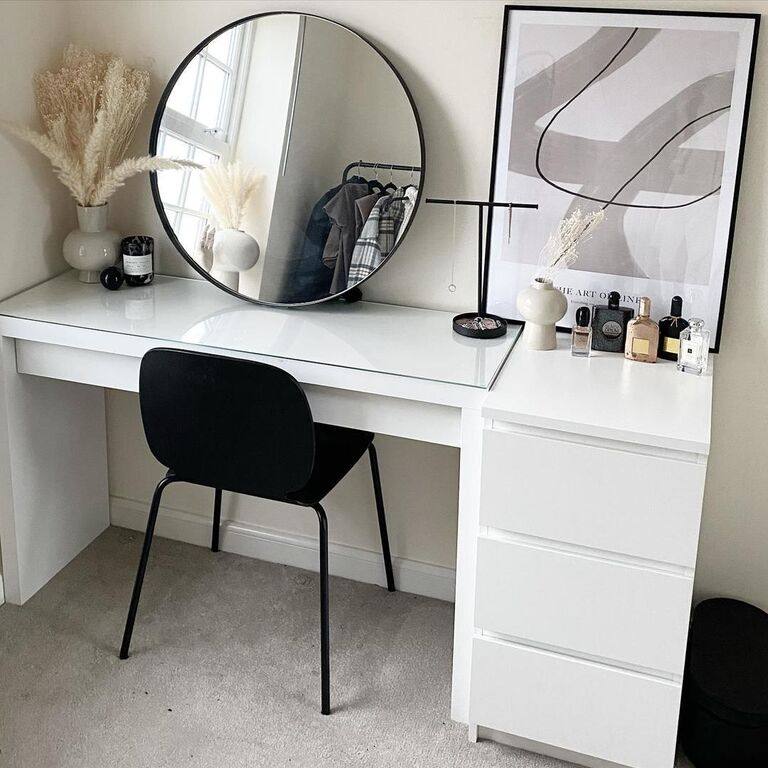 SYVDE dressing table white - IKEA