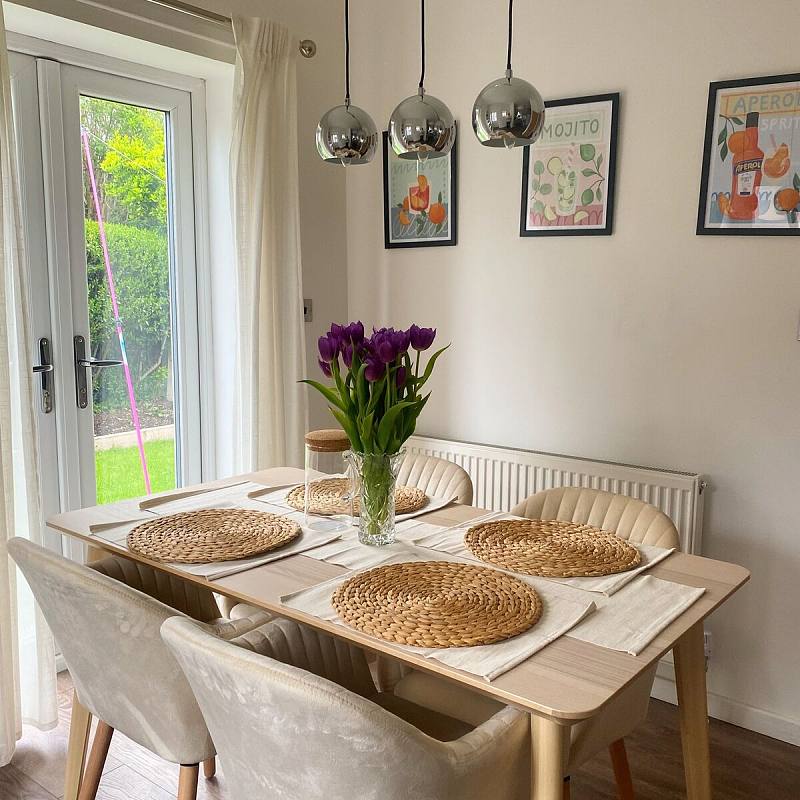 ダイニングテーブル IKEA NORDMYRA Table NORDMYRA table white/birch veneer - IKEA