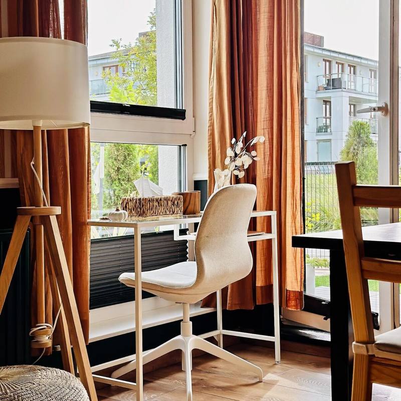 KINNAHULT floor lamp ash/white - IKEA