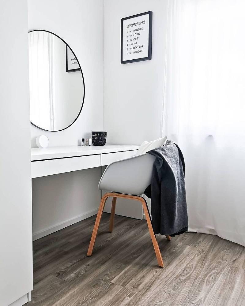 TOFTBYN mirror black - IKEA