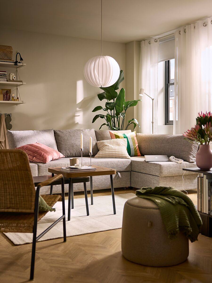 NYMÅNE floor/reading lamp white - IKEA