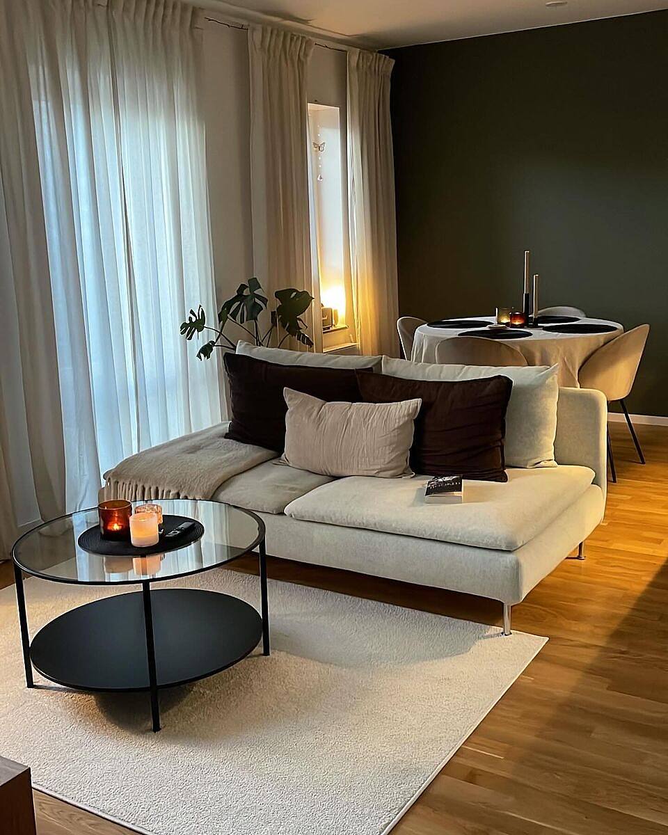 JAKOBSFORS coffee table oak veneer - IKEA