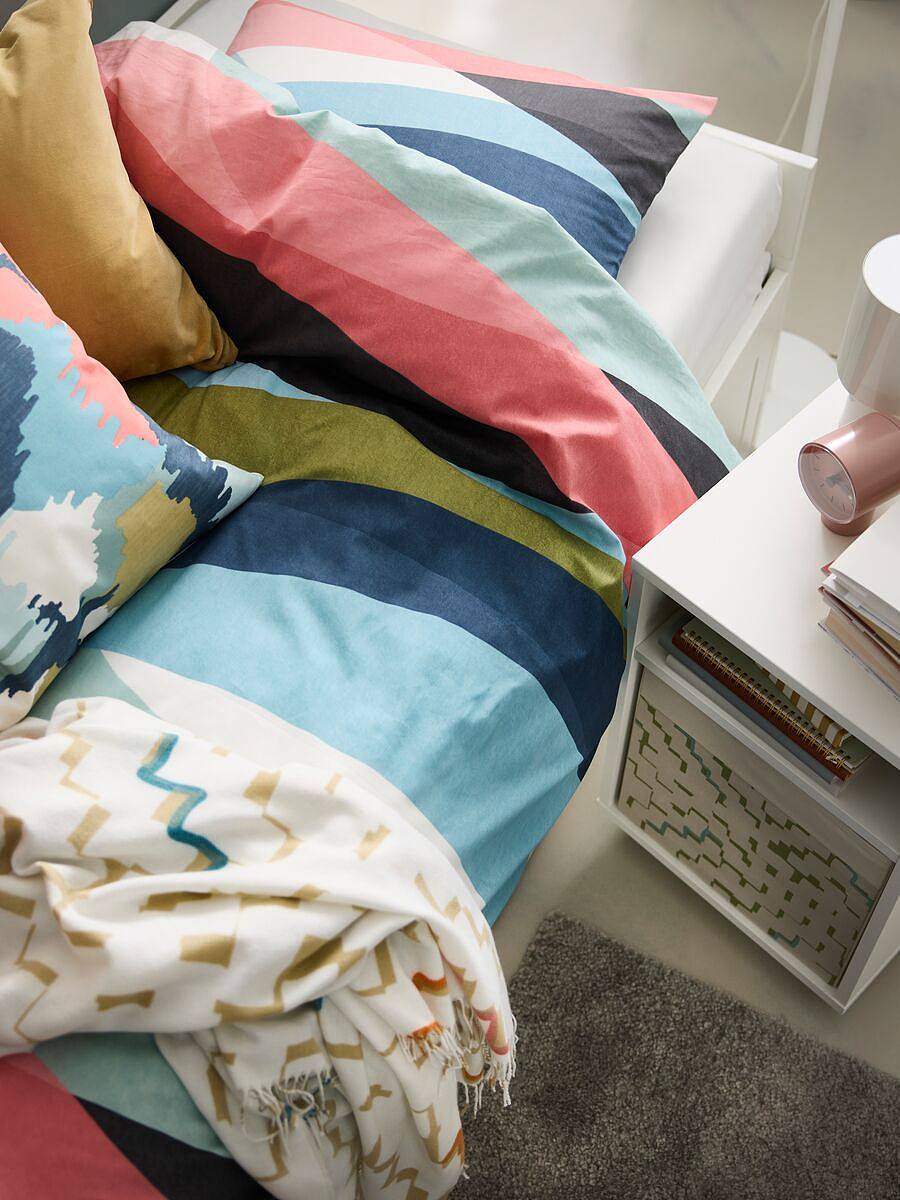 VONSBÄK rug, low pile dark blue - IKEA