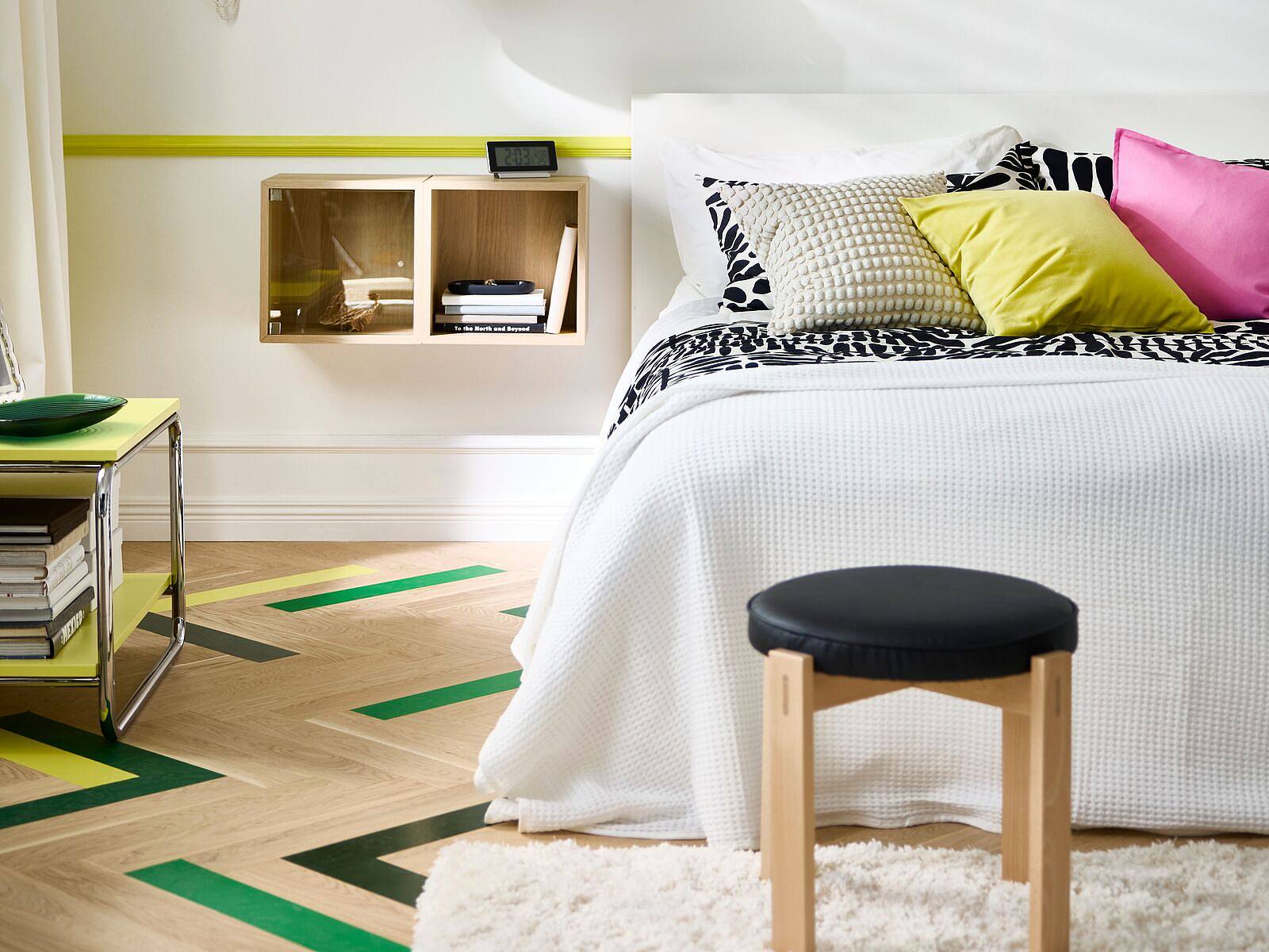 VINDUM rug, high pile green - IKEA