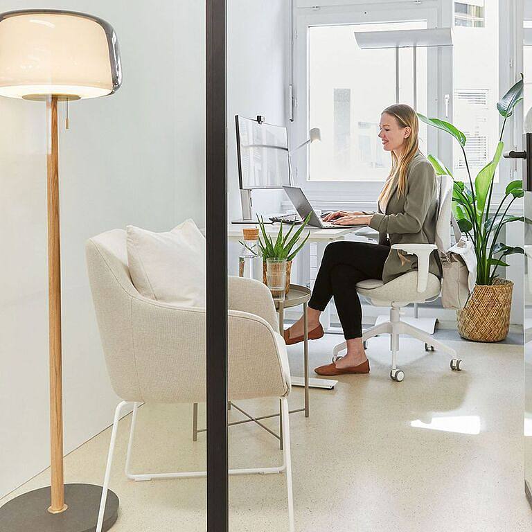 SVARTNORA floor lamp black - IKEA