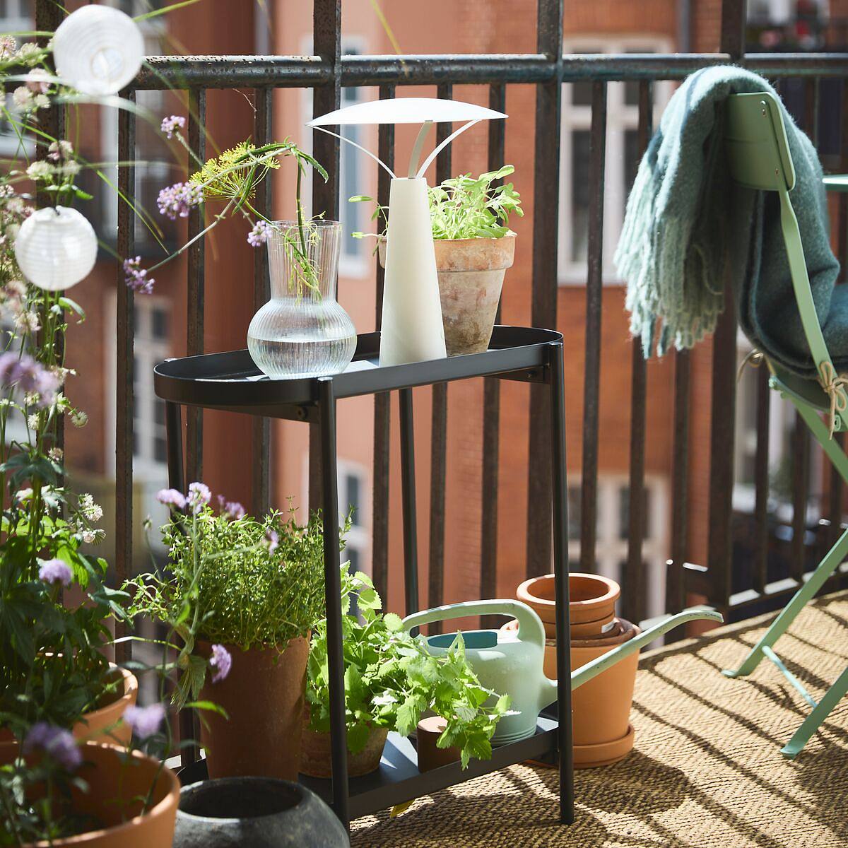 ASKHOLMEN plant stand acacia - IKEA