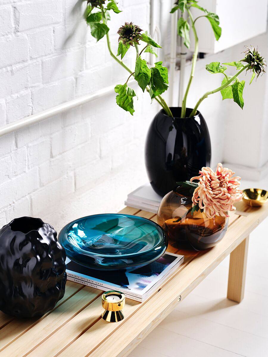 ÄSPERÖD coffee table black/glass black - IKEA