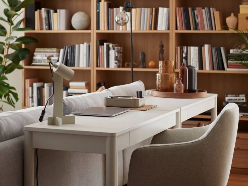 VEBJÖRN desk beige - IKEA