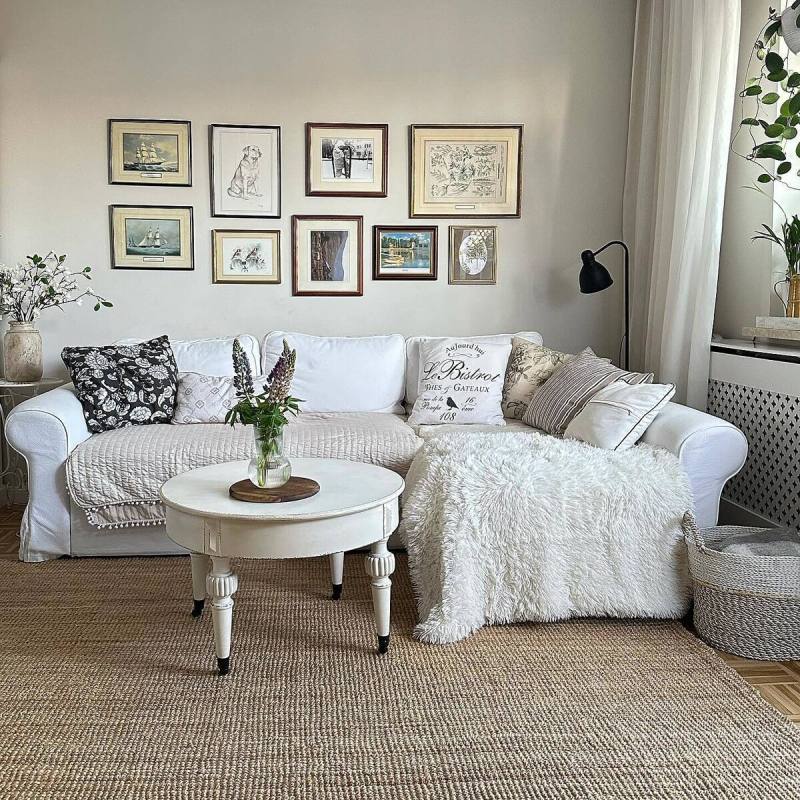 KLASSRUM rug, flatwoven white/green - IKEA
