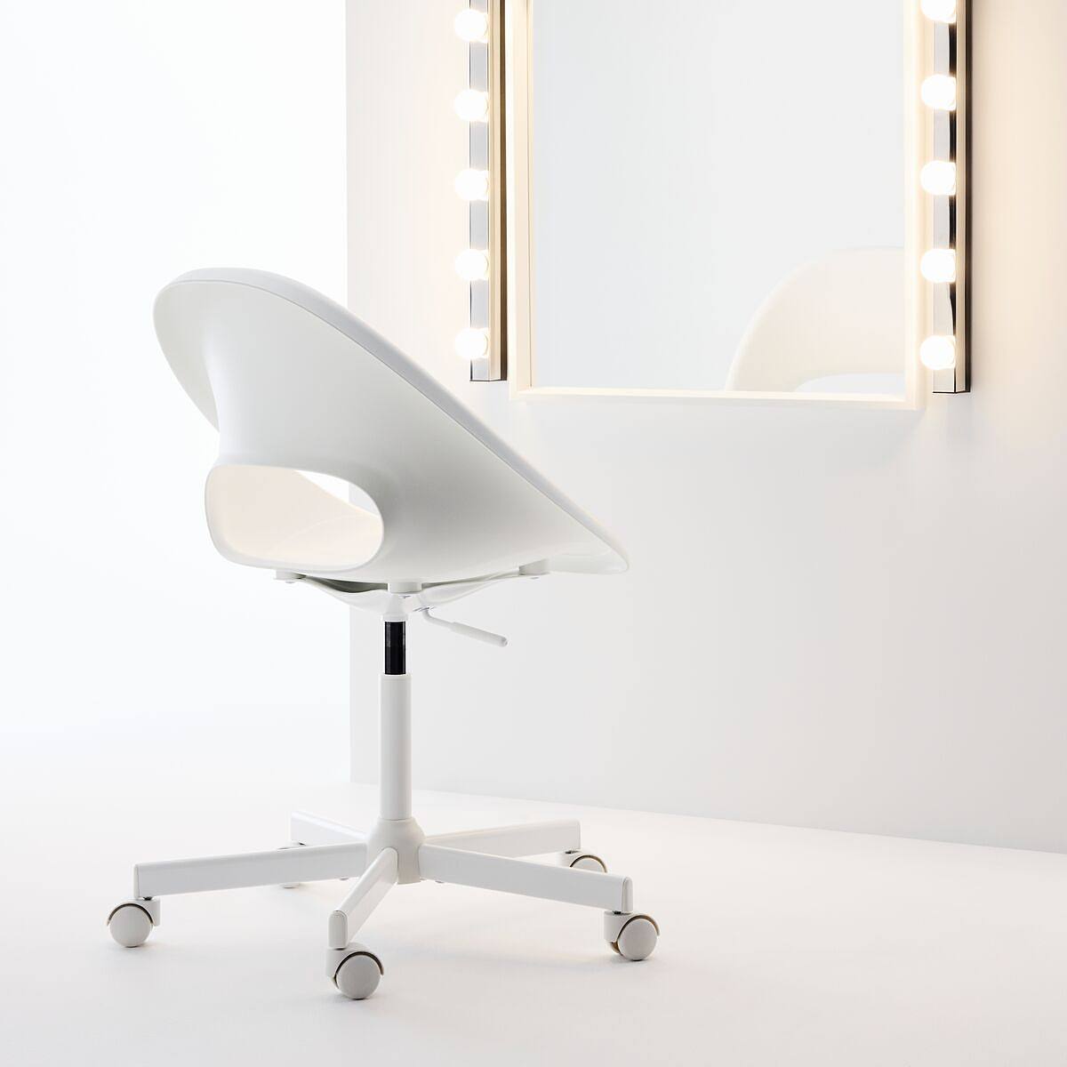 LOBERGET / MALSKÄR swivel chair white - IKEA