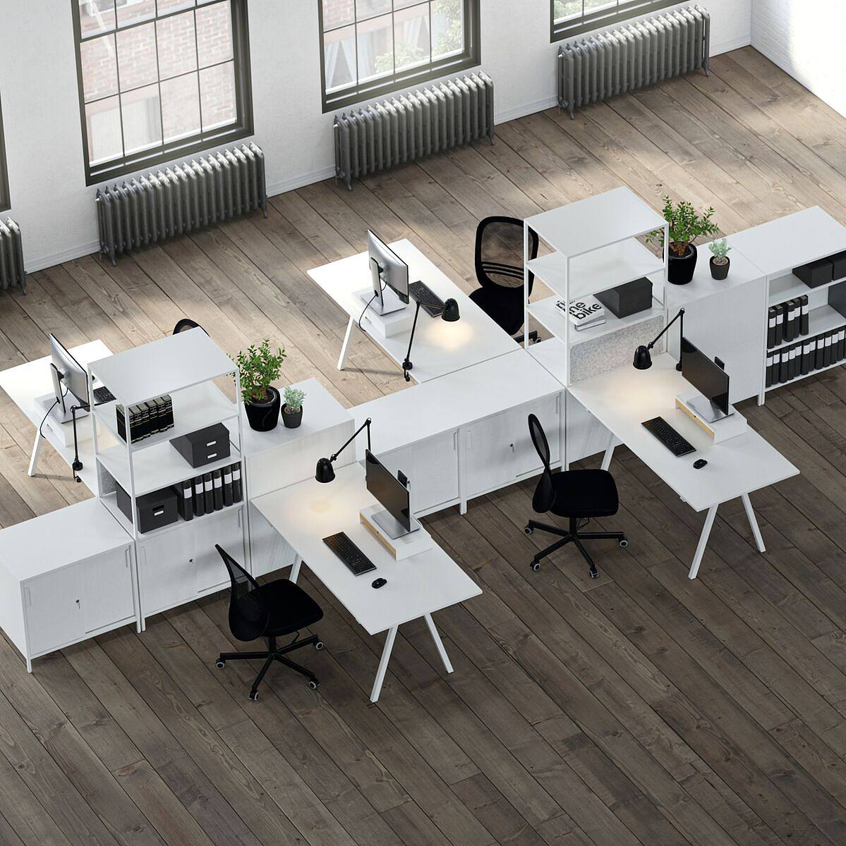 TROTTEN desk white - IKEA