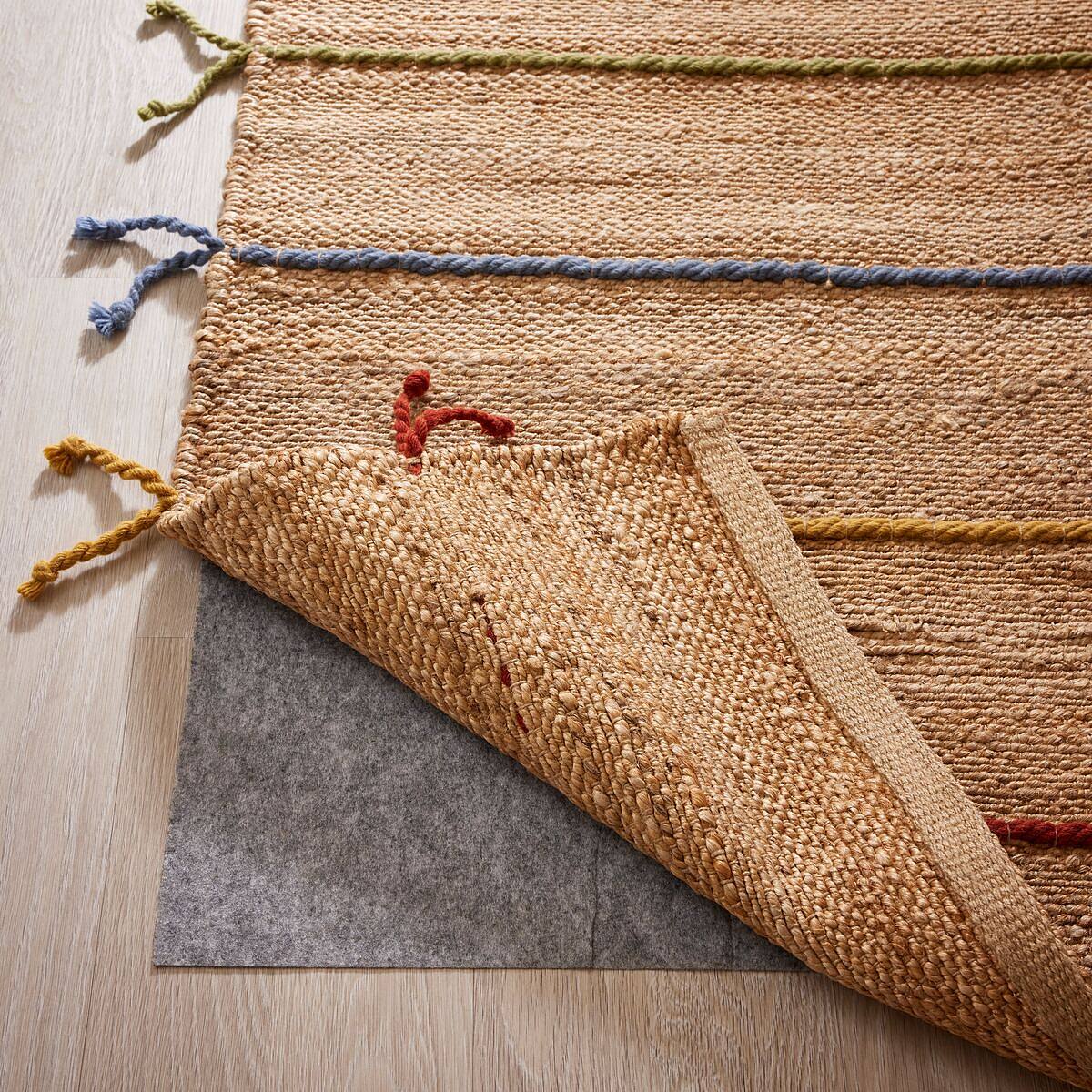 VODSKOV rug, flatwoven natural/light grey - IKEA
