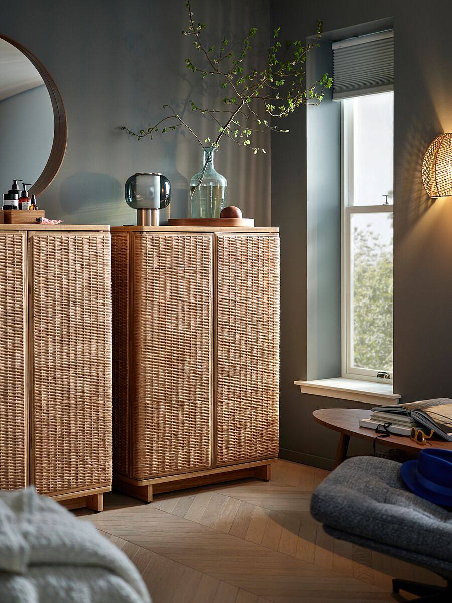 FRYKSÅS cabinet rattan - IKEA