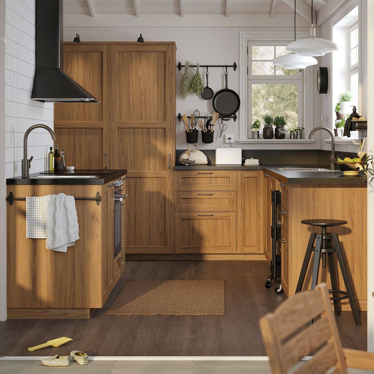 ENKÖPING cover panel brown walnut effect - IKEA