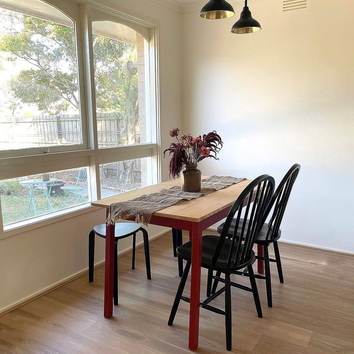 NORDMYRA table white/birch veneer - IKEA