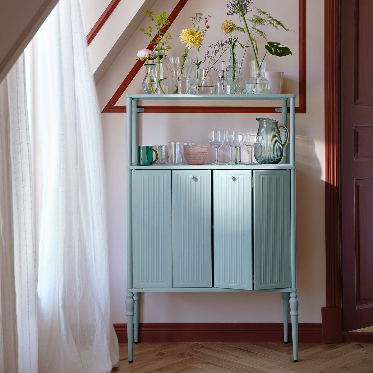 IKEA イケア REGISSOR レシソール キャビネット REGISSÖR Cabinet, white, 46 1/2x43 1/4