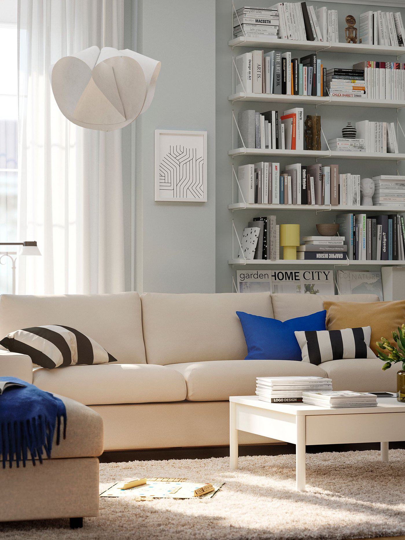 VINDUM rug, high pile green - IKEA