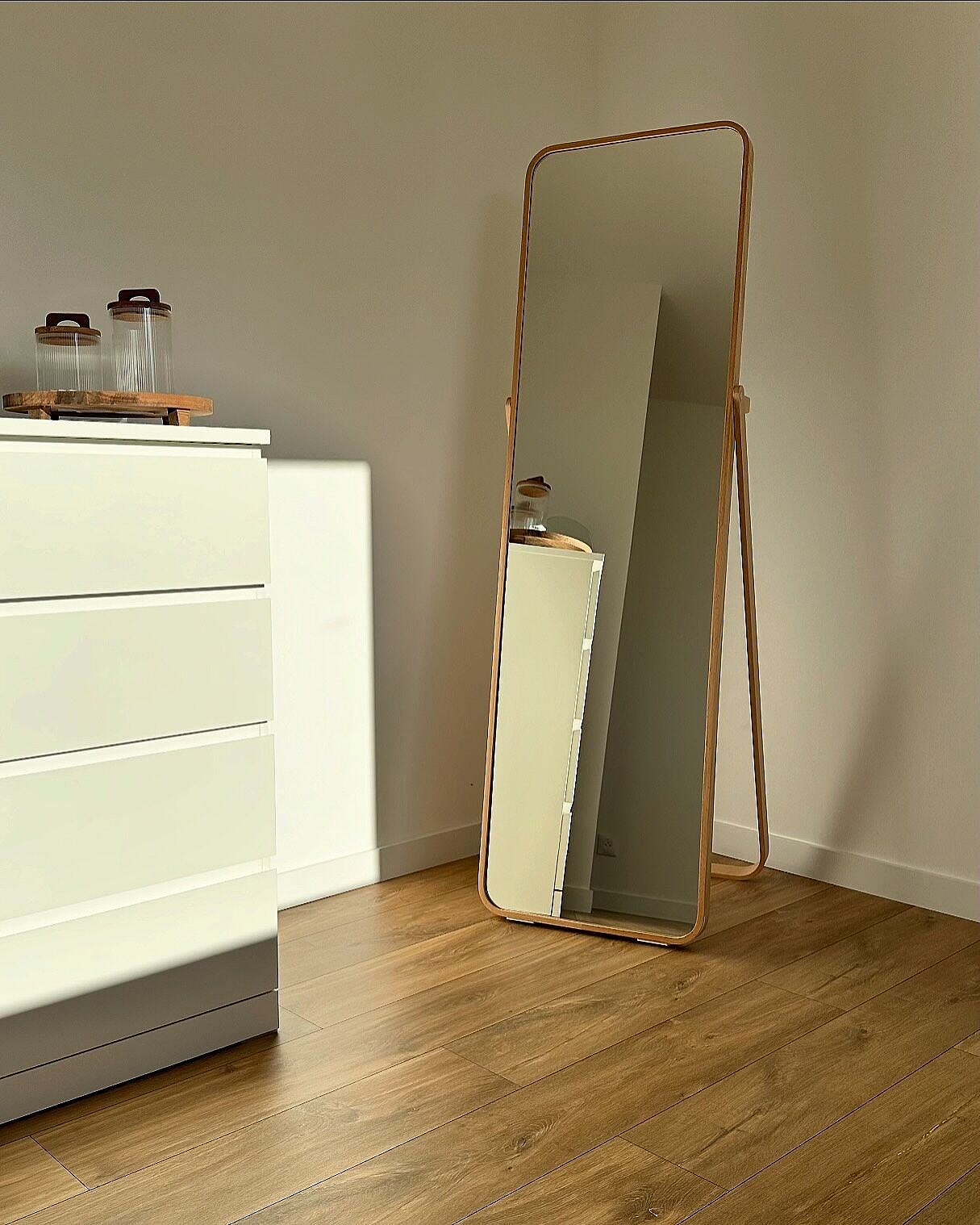 KARMSUND standing mirror black - IKEA